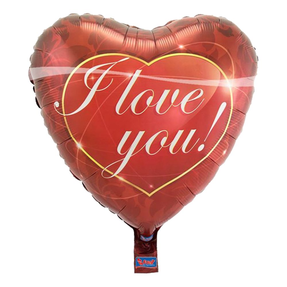 I Love You Hjerte Folieballon