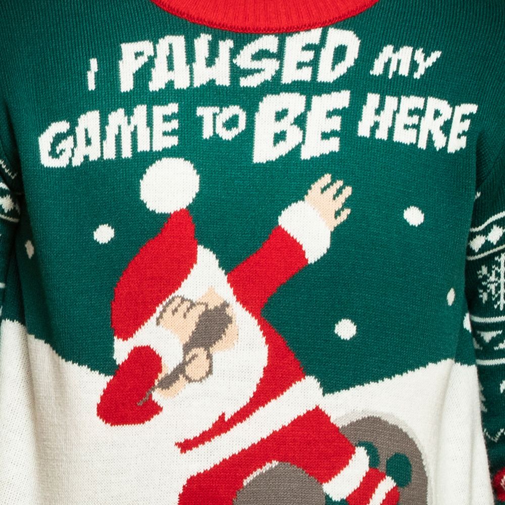 I Paused My Game Jultröja för Barn