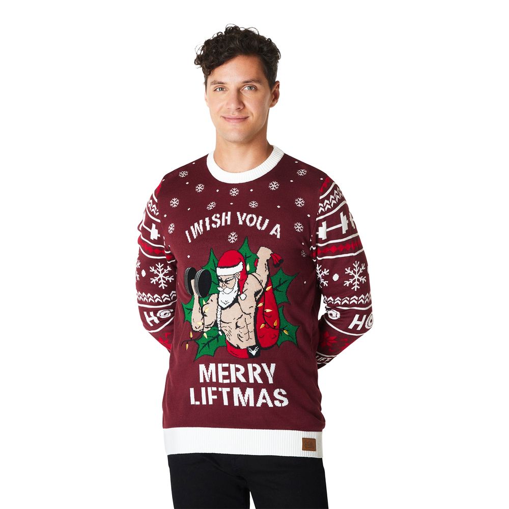 I Wish You A Merry Liftmas Jultröja