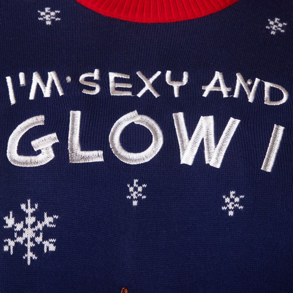Im Sexy and I Glow It LED Joulupaita