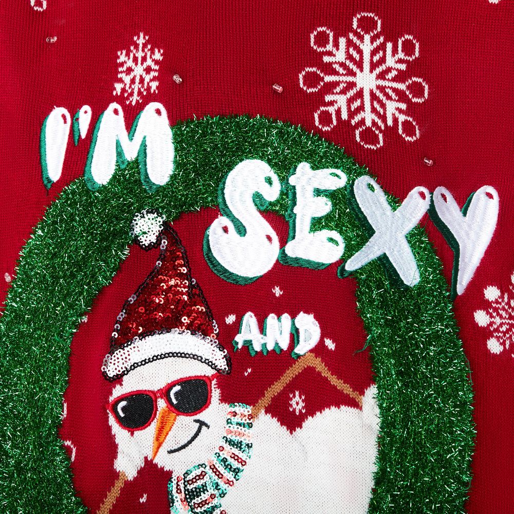 I'm Sexy and I Snow It LED Julegenser