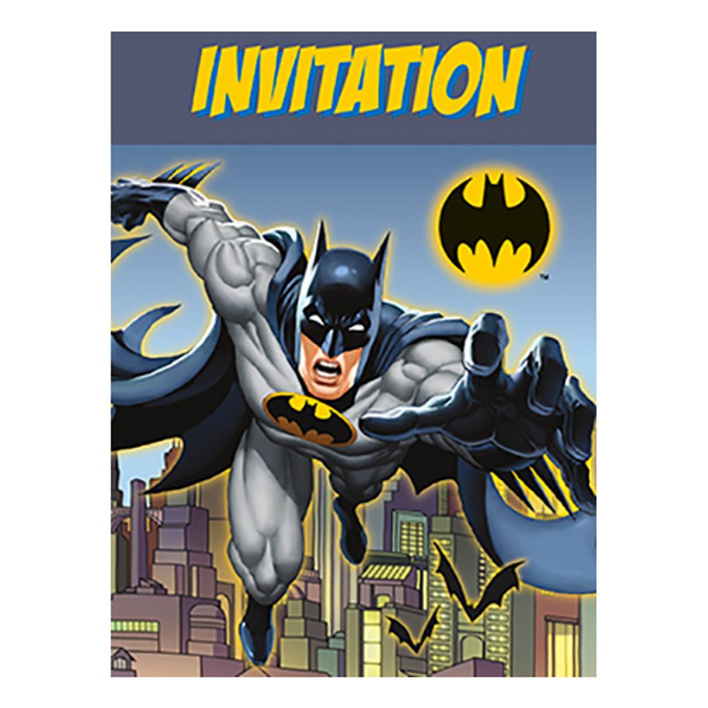Invitasjonskort Batman Retro