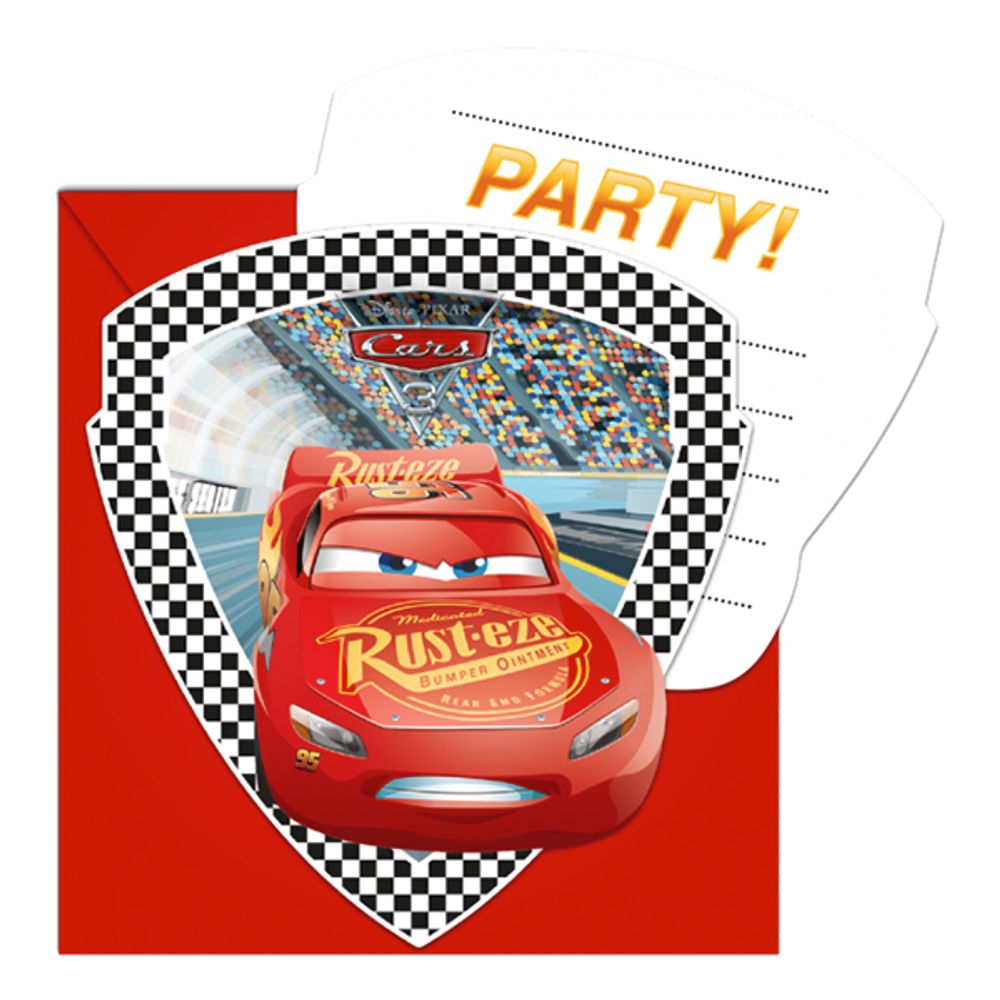Innbydelseskort Biler/Cars