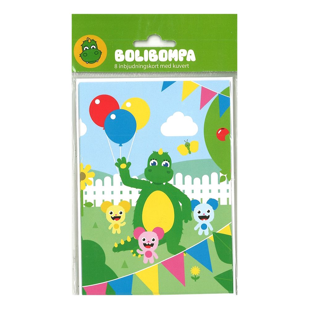 Invitasjonskort Bolibompa