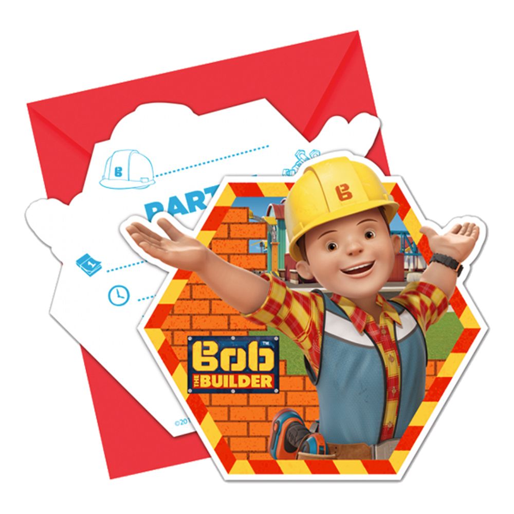 Innbydelseskort Byggmester Bob