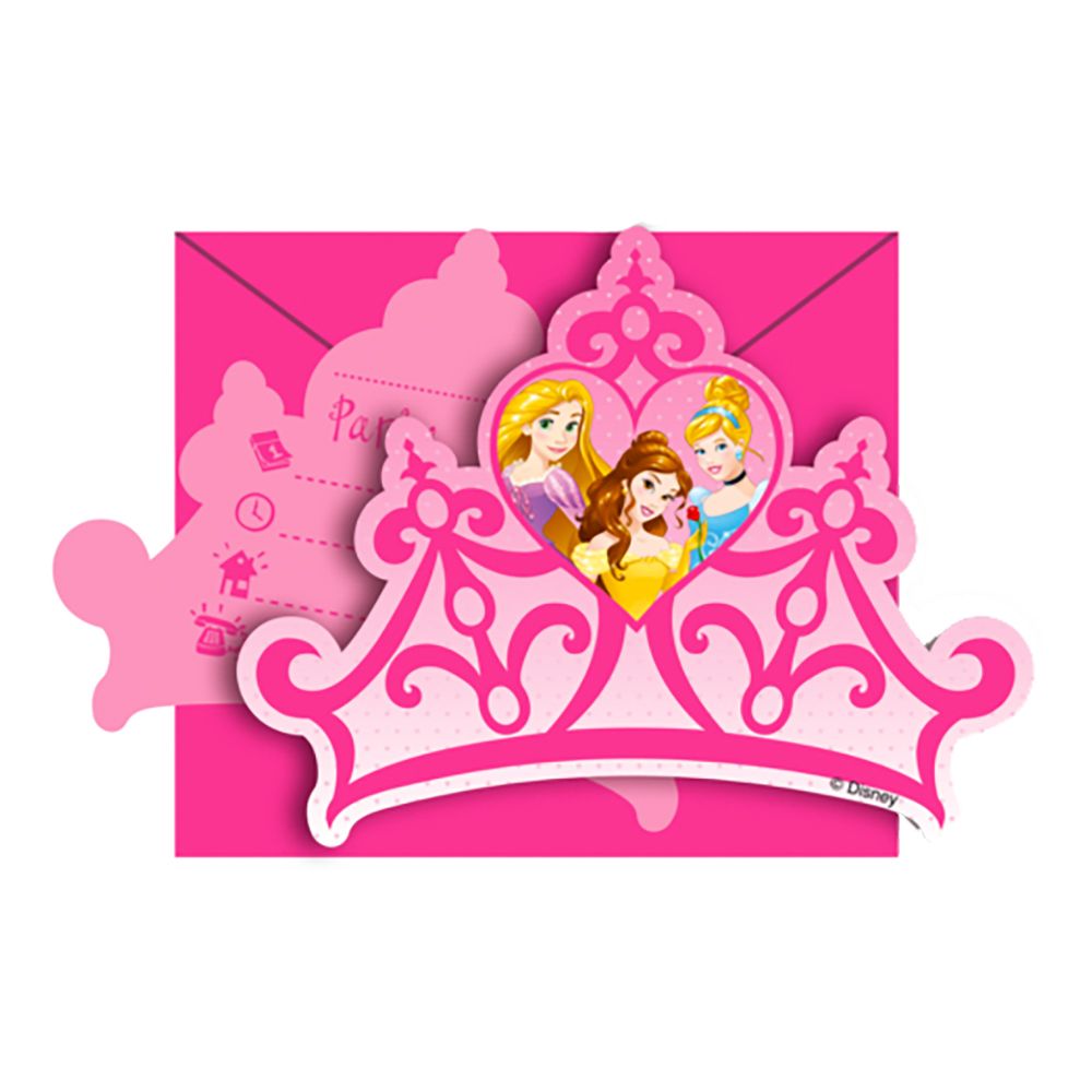 Kutsukortit Disney-prinsessat