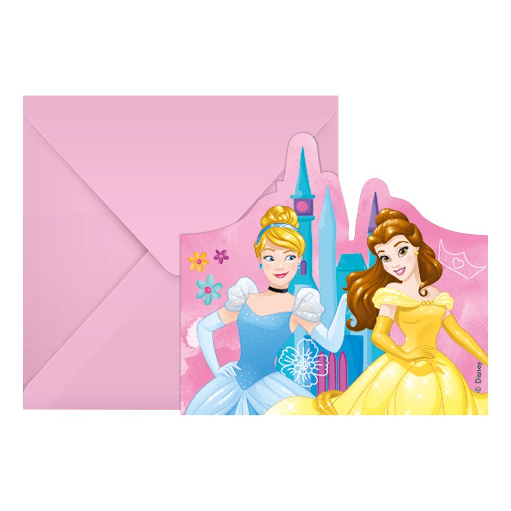 Kutsukortit Disney-prinsessat