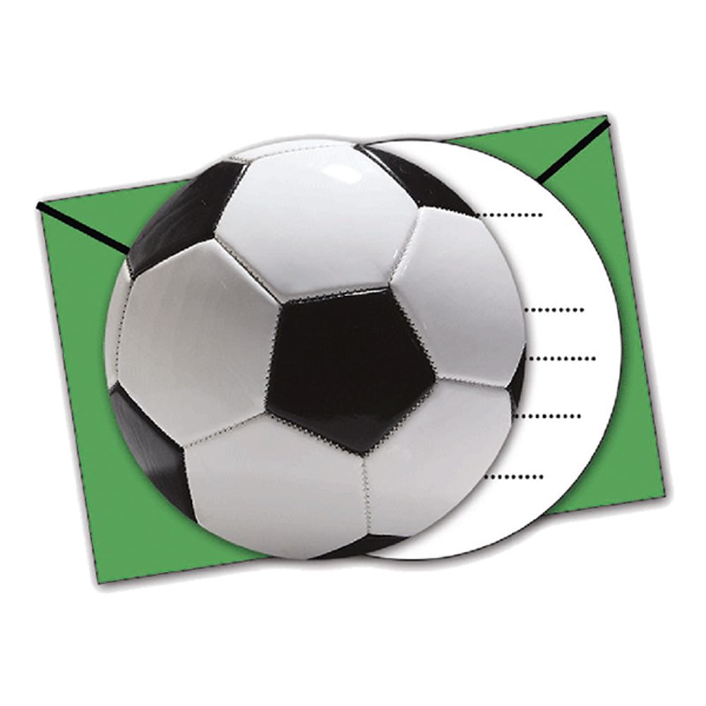 Inbjudningskort Fotboll