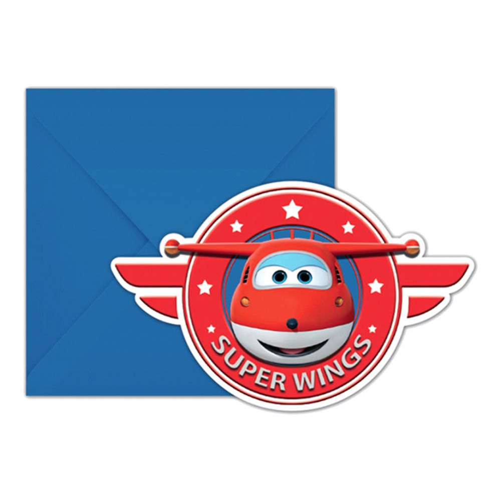 Innbydelseskort Super Wings