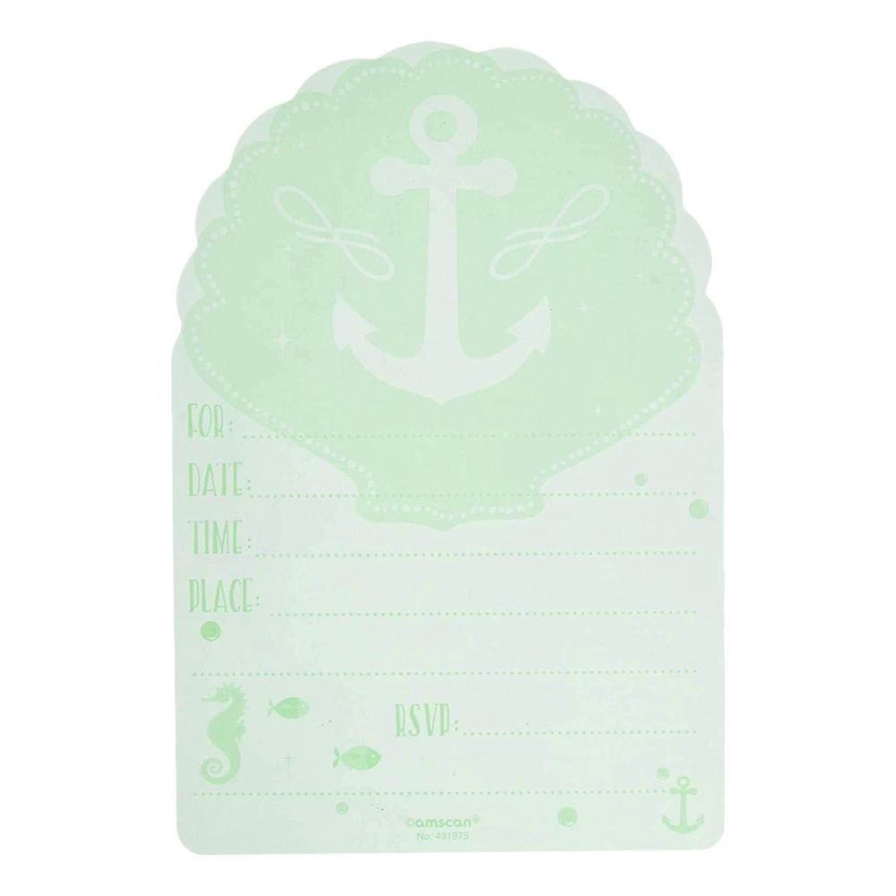 Indbydelser Mermaid Wishes