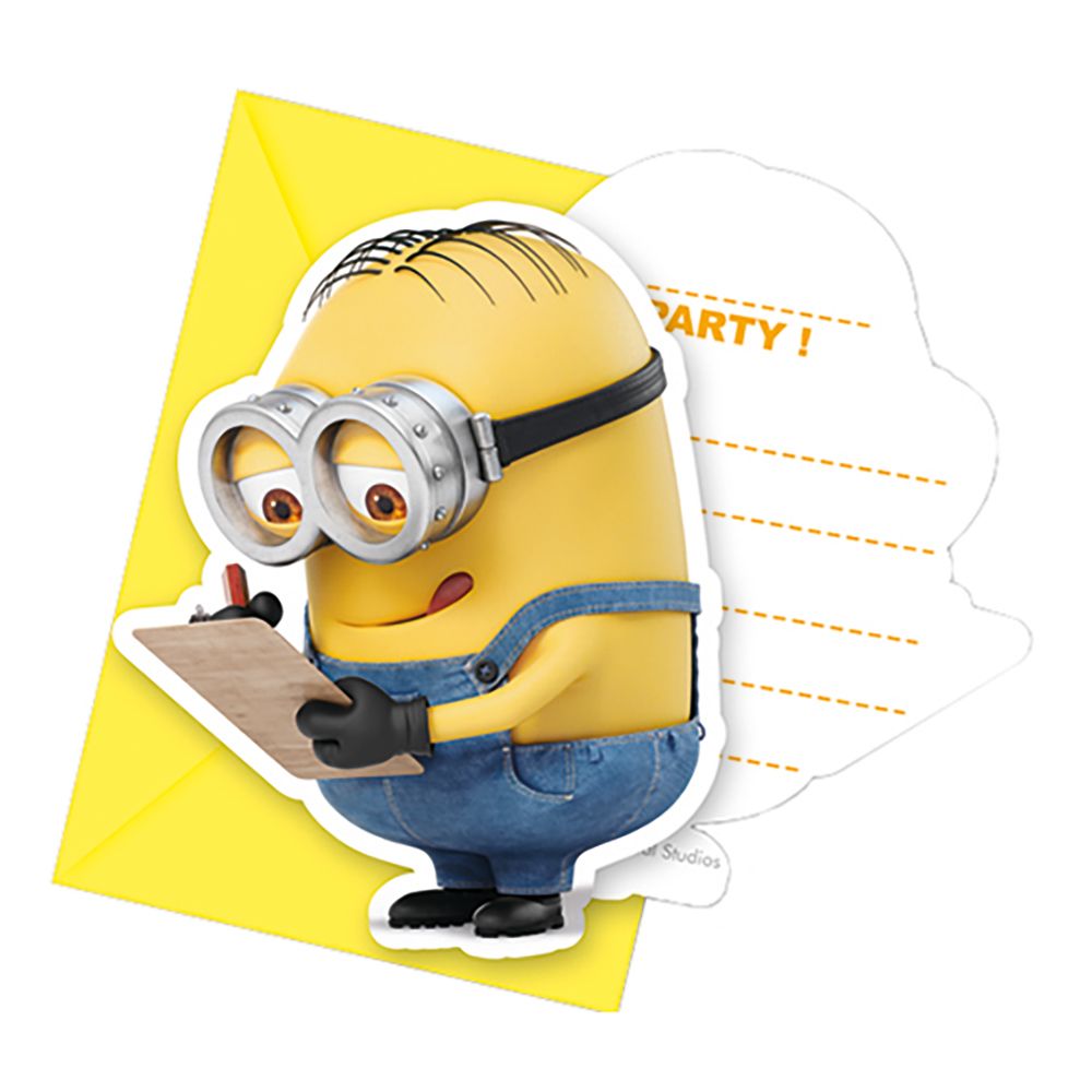 Innbydelseskort Minions