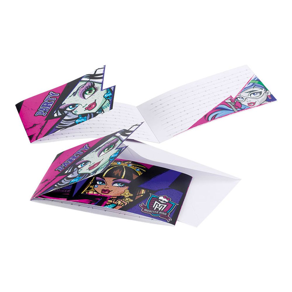 Innbydelseskort Monster High 2