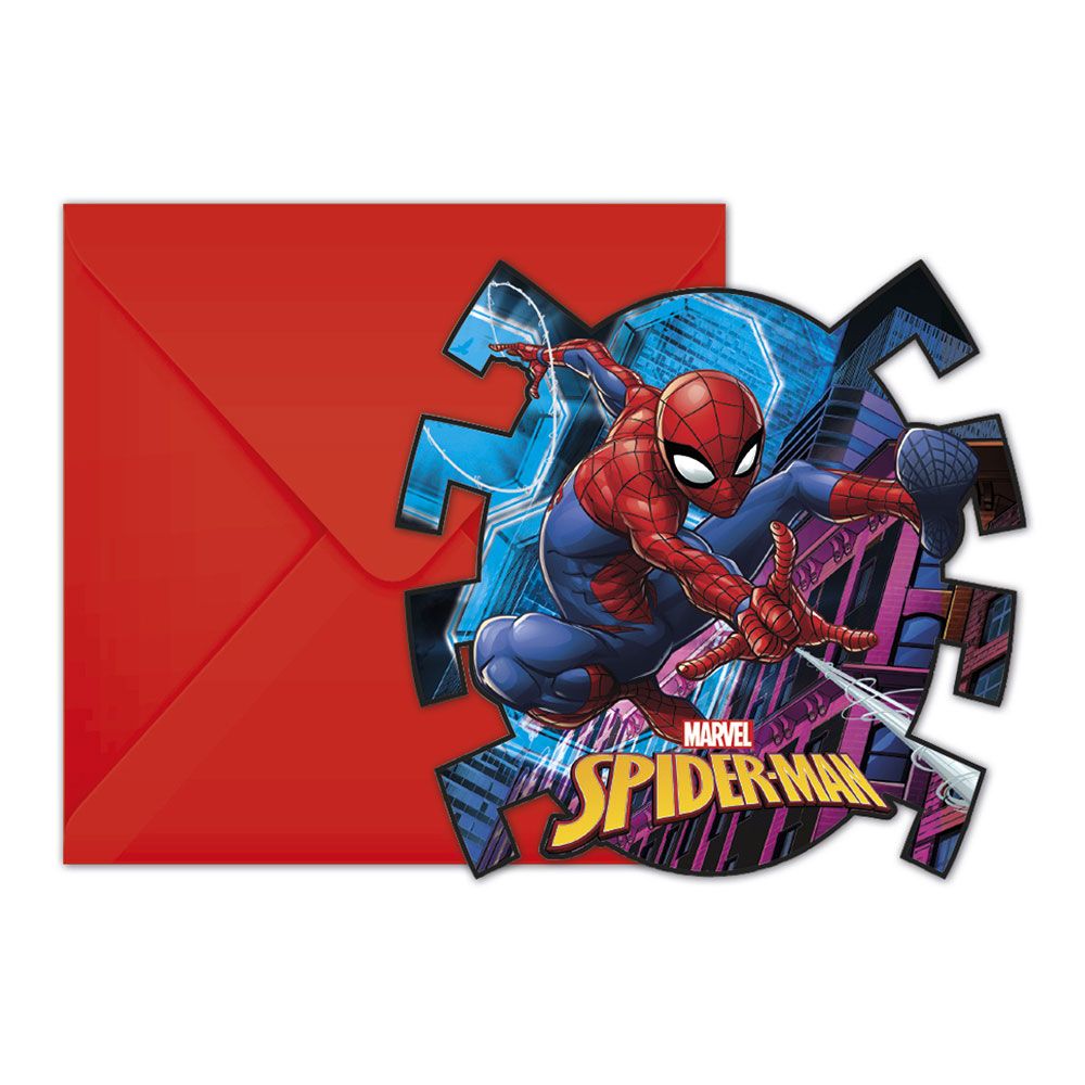 Invitasjonskort Spider-Man