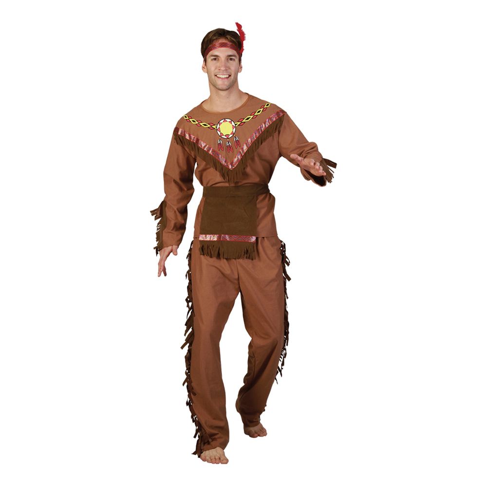 Native American Man Maskeraddräkt