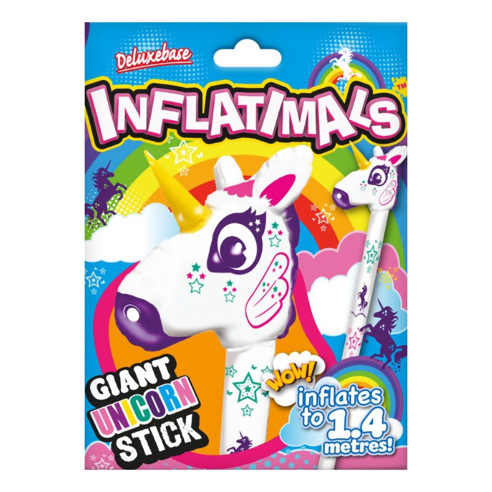 Inflatimals Uppblåsbar Enhörning