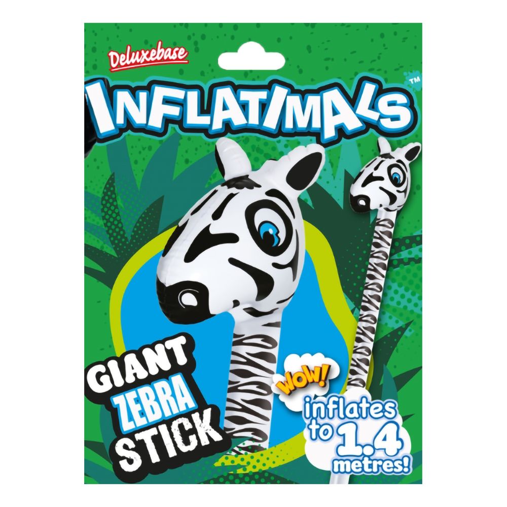 Inflatimals Uppblåsbar Zebra