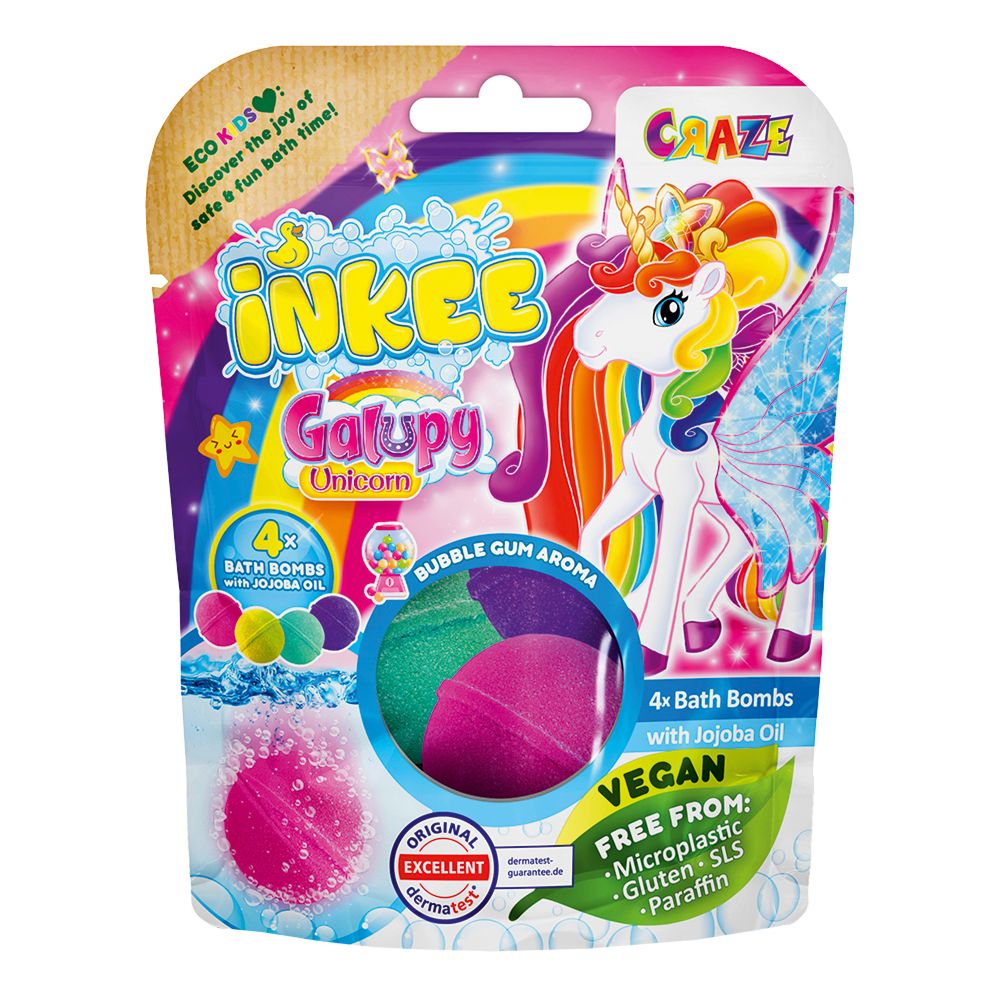 Inkee Badebomber Galupy Unicorn