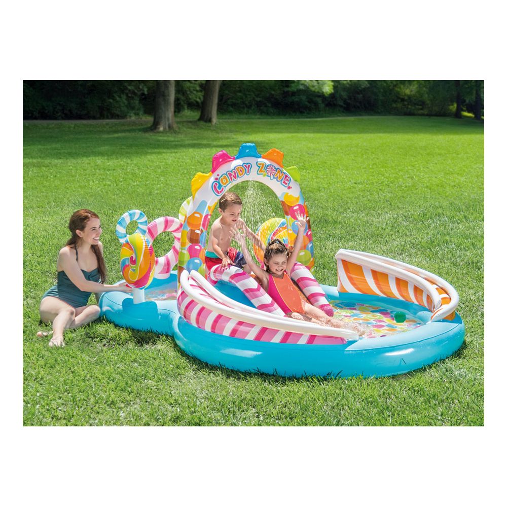 Intex Candy Zone Uppblåsbart Lekland för Barn