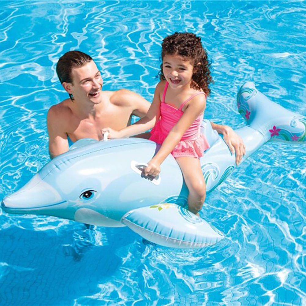 INTEX Delfin Bademadrass