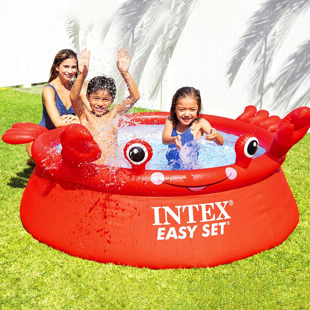 Intex Easy Set Uppblåsbar Pool Krabba