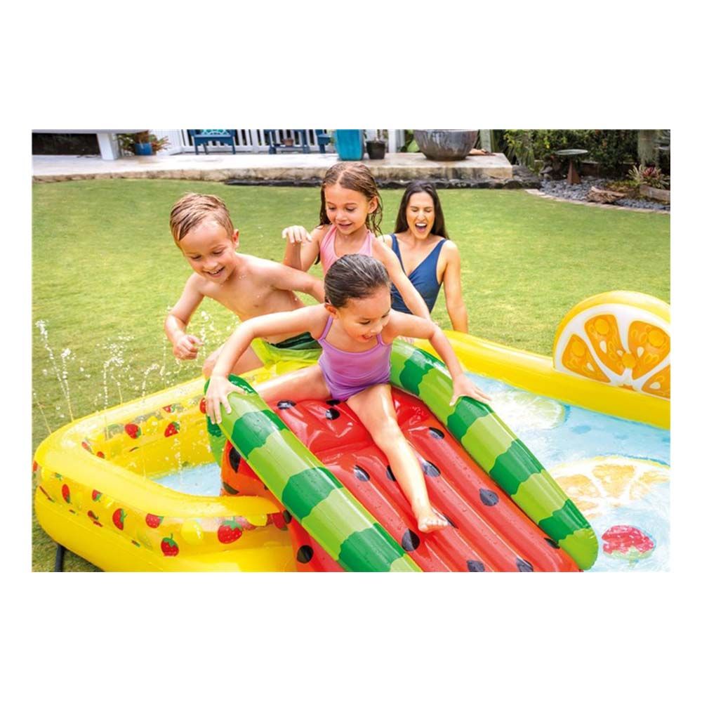Intex Fun & Fruity Uppblåsbart Lekland för Barn