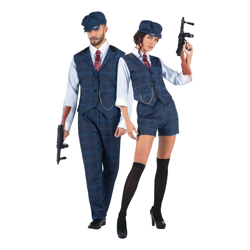 Irsk Gangster Dame Kostume