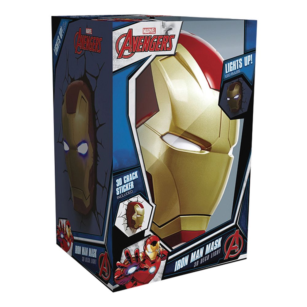 Iron Man 3 3D Vegglampe