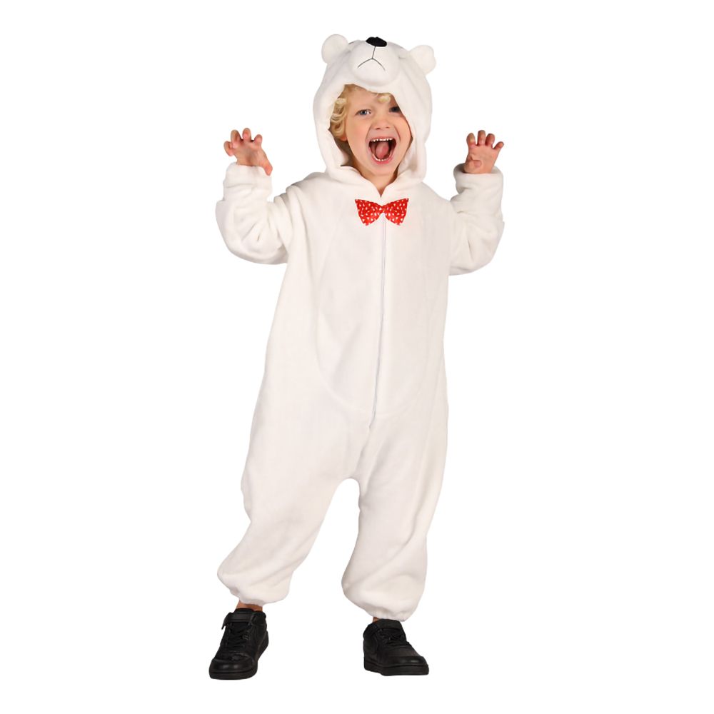 Isbjörn Onesie Barn Maskeraddräkt