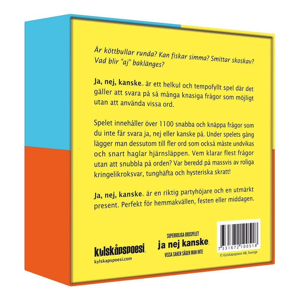 Ja, Nej, Kanske Frågespel