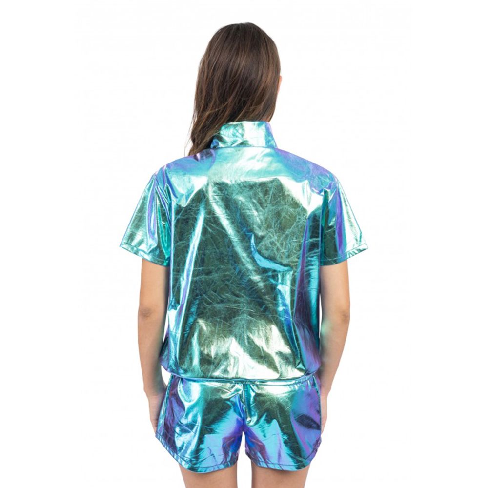 Jakke med Shorts-sett Iridescent Blå