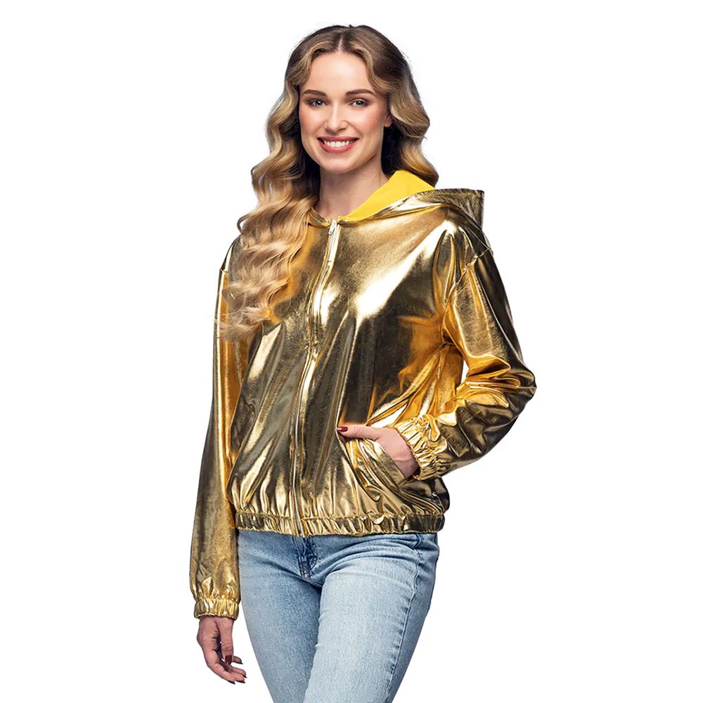 Jacka Metallic Guld
