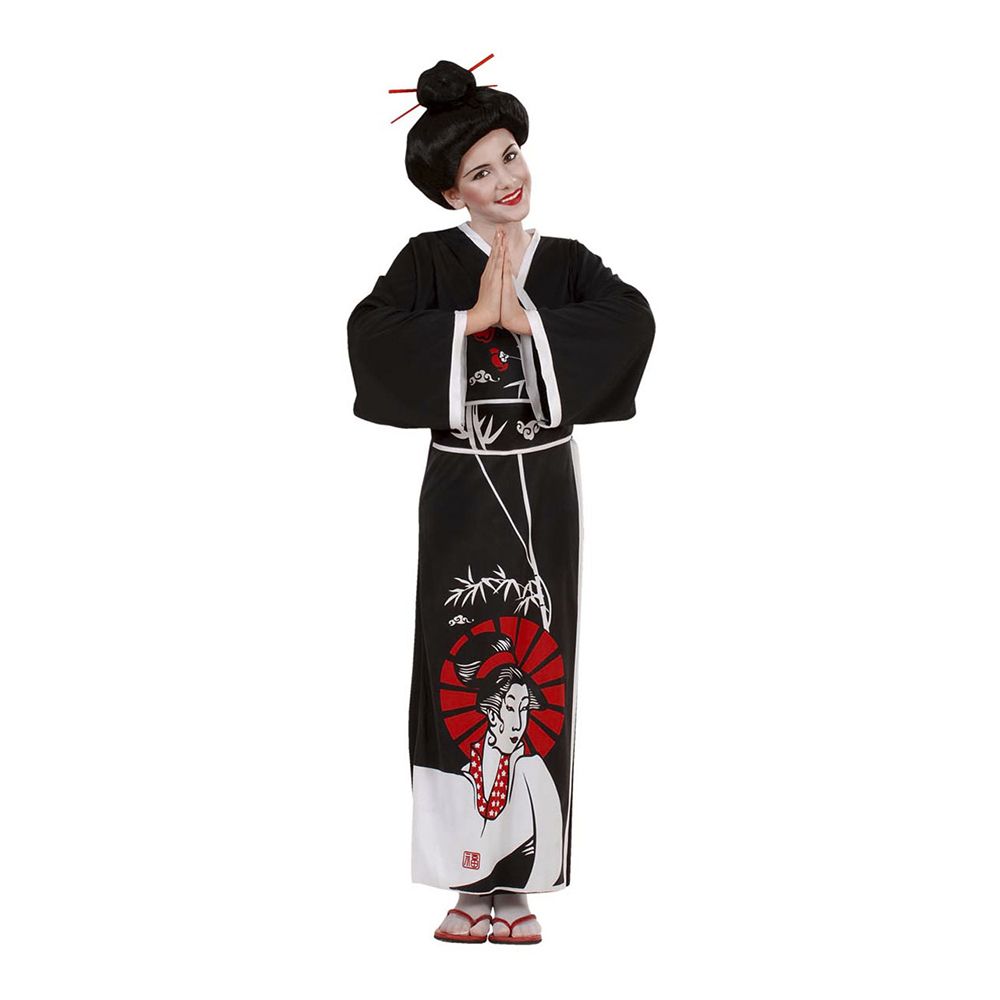 Japansk Geisha Barn Kostyme