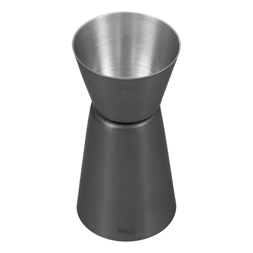 Jigger Gun-Metal Black 25/50 ml