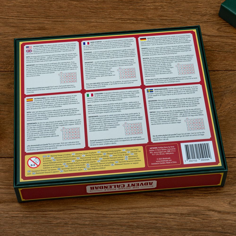 Jigsaw Puslespil Julekalender