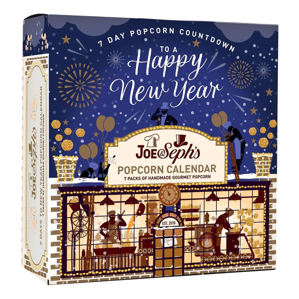 Joe & Seph's Happy New Year Popcorn -joulukalenteri
