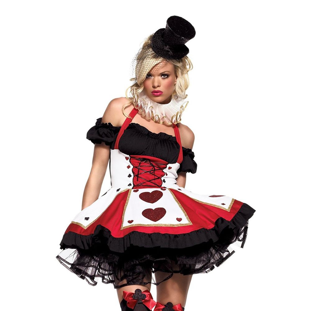 Joker Spillkort Dame Deluxe Kostyme