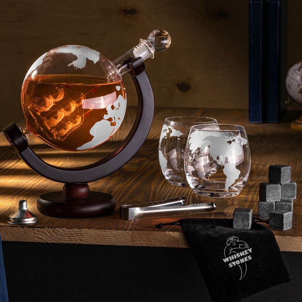 Jordglob Karaff Set Deluxe