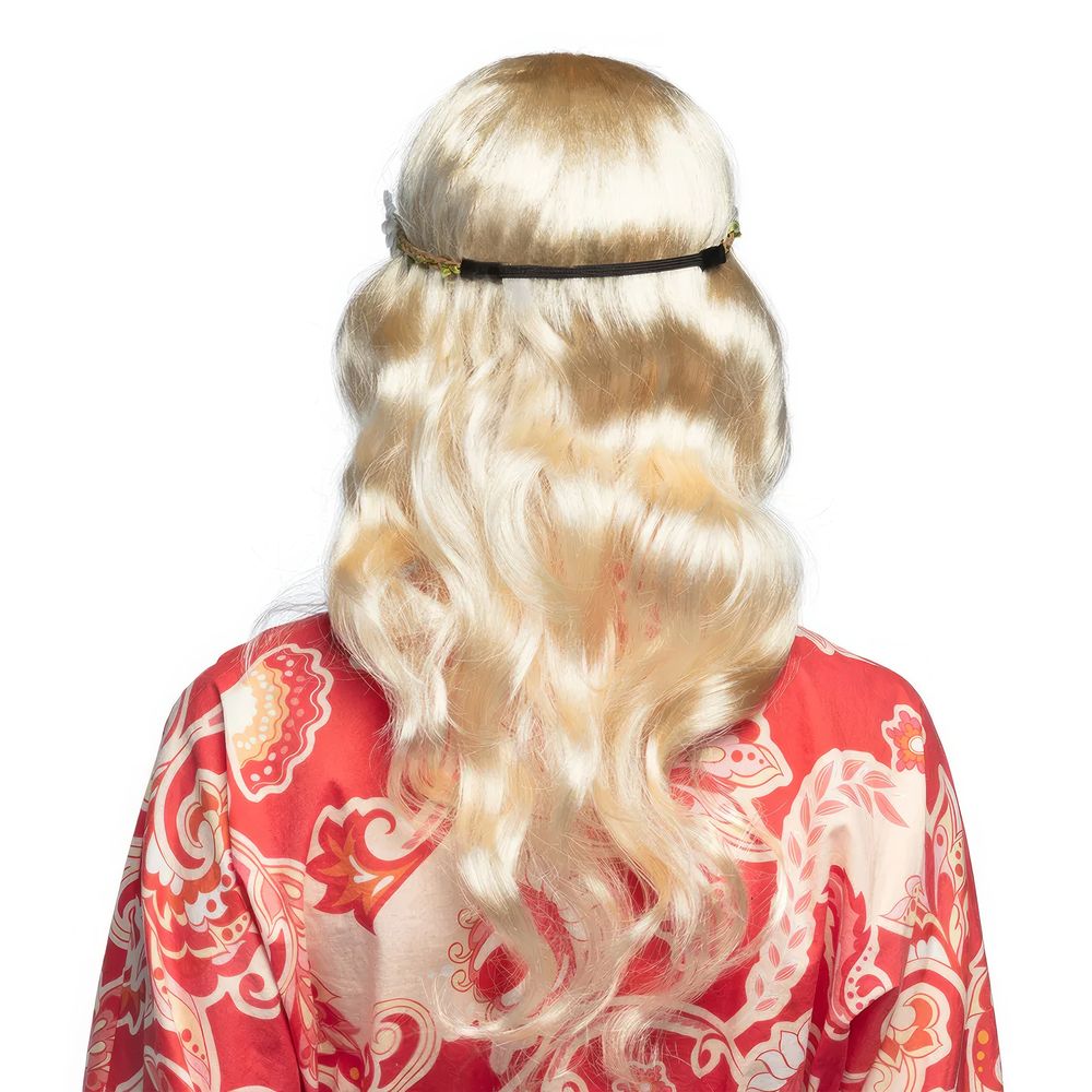 Joy Blond Peruk med Pannband