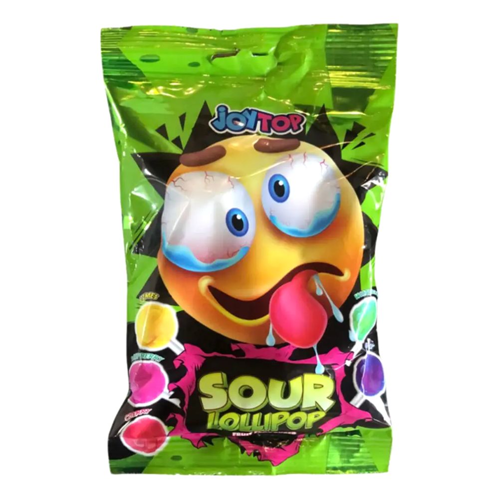 JoyTop Sour Lollipop Smiley storpakning
