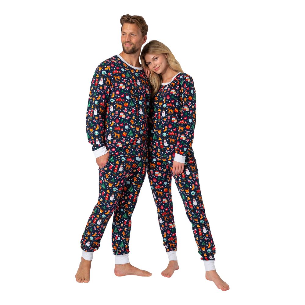 Joulu-unelma Sininen Joulupyjama Naisten
