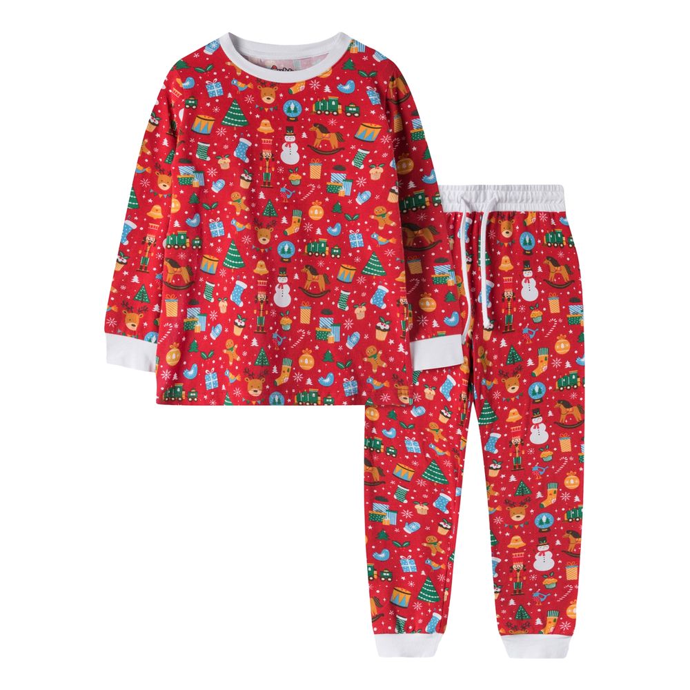 Juledrøm Rød Julepyjamas Børn