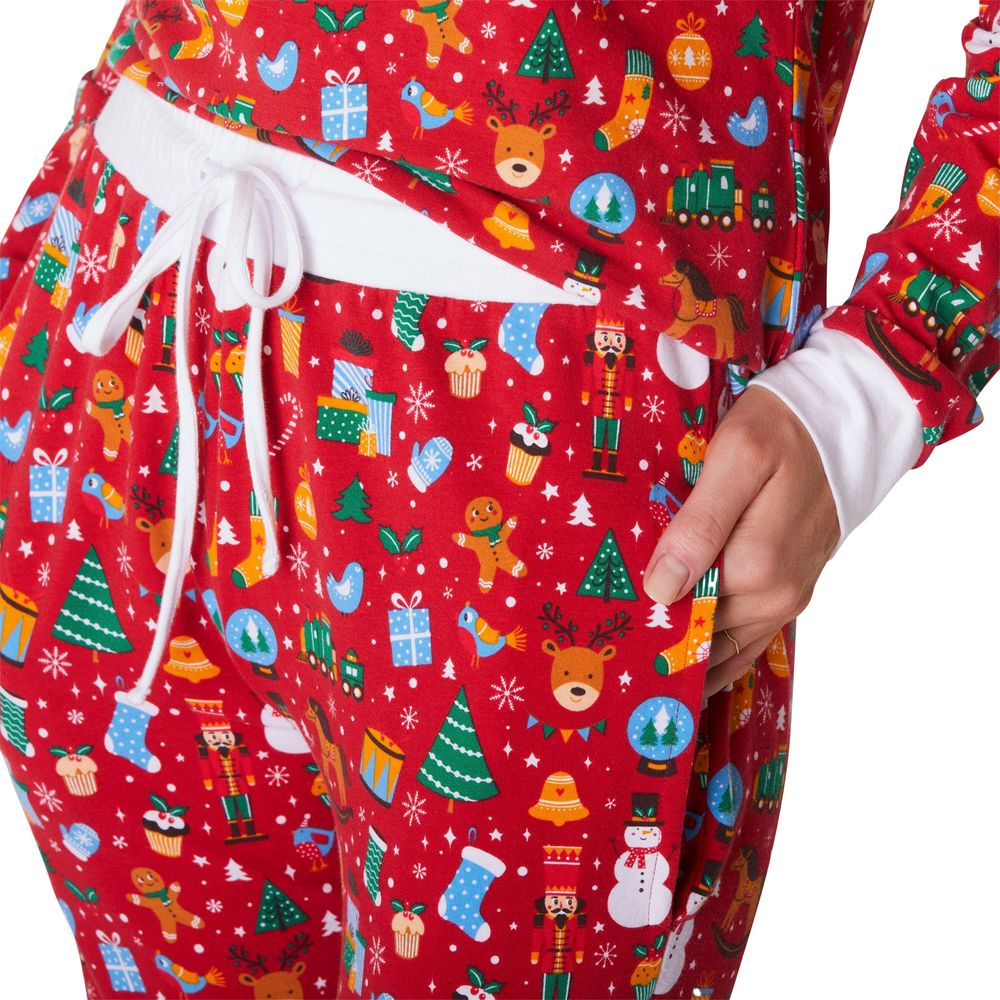 Juldröm Röd Julpyjamas Dam