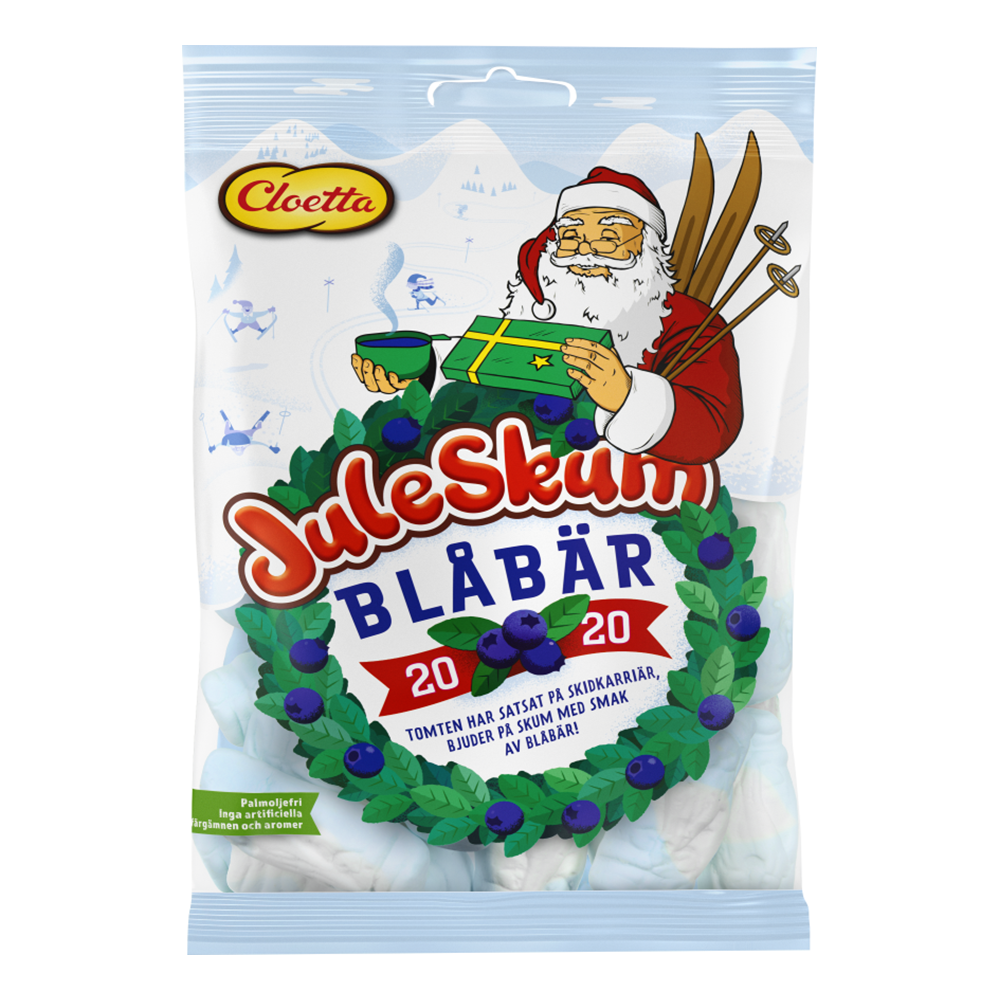 Juleskum Blåbær