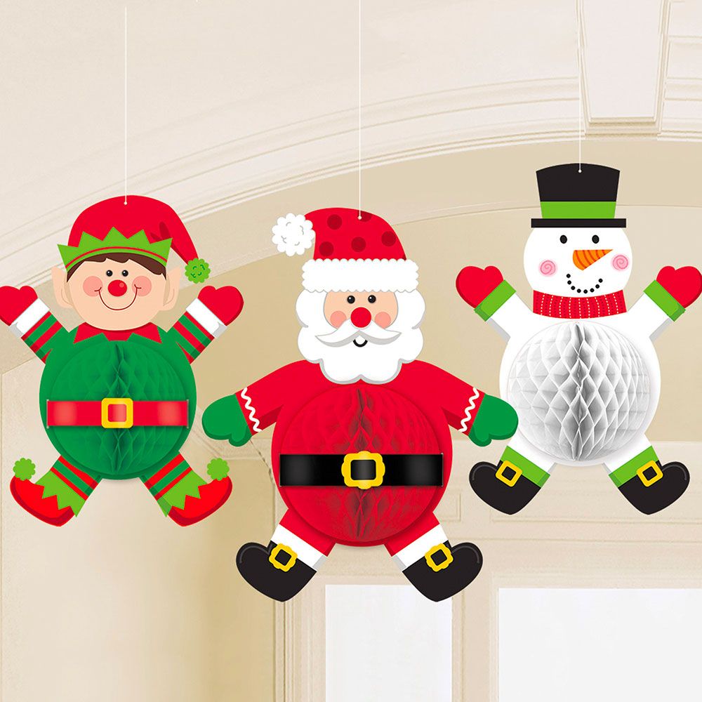 Julefigurer Honeycomb Hengende Dekorasjon