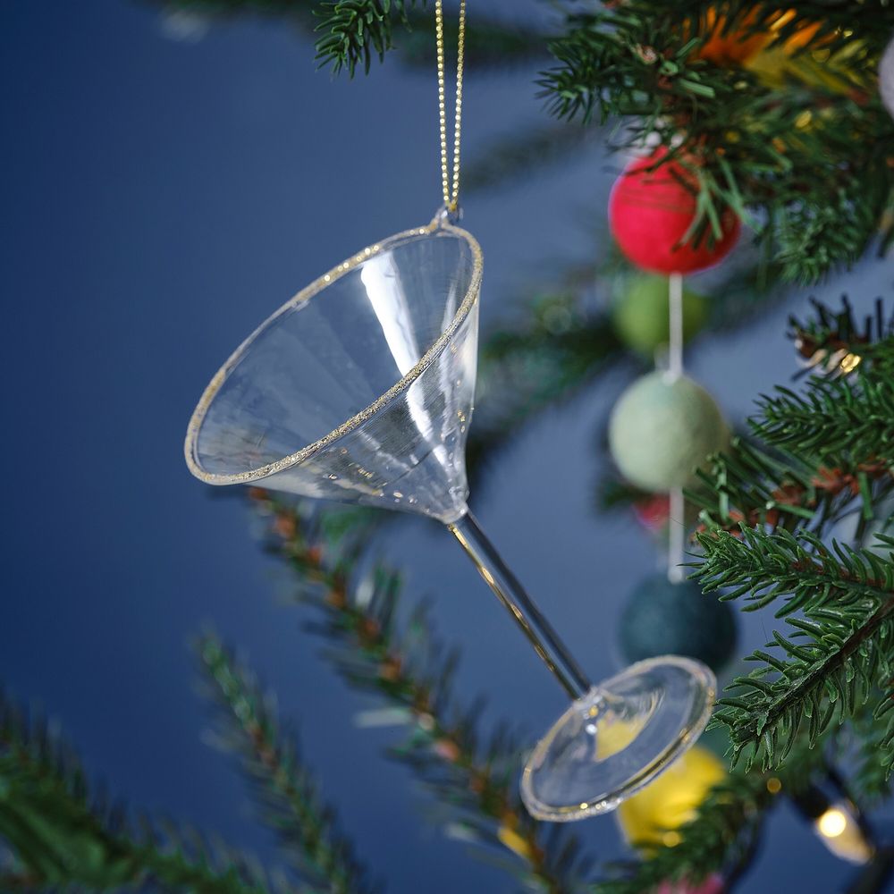 Julgranskula Martini Glas