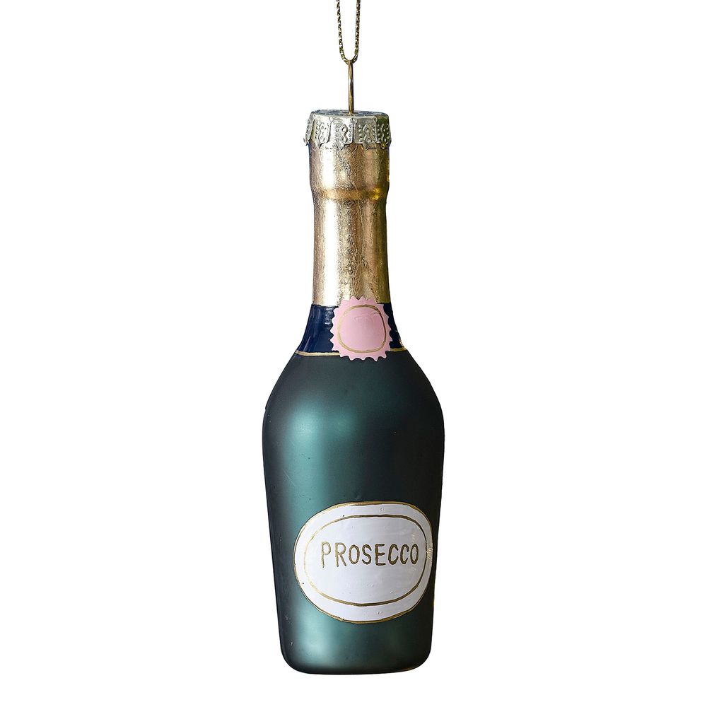 Julekugle Proseccoflaske