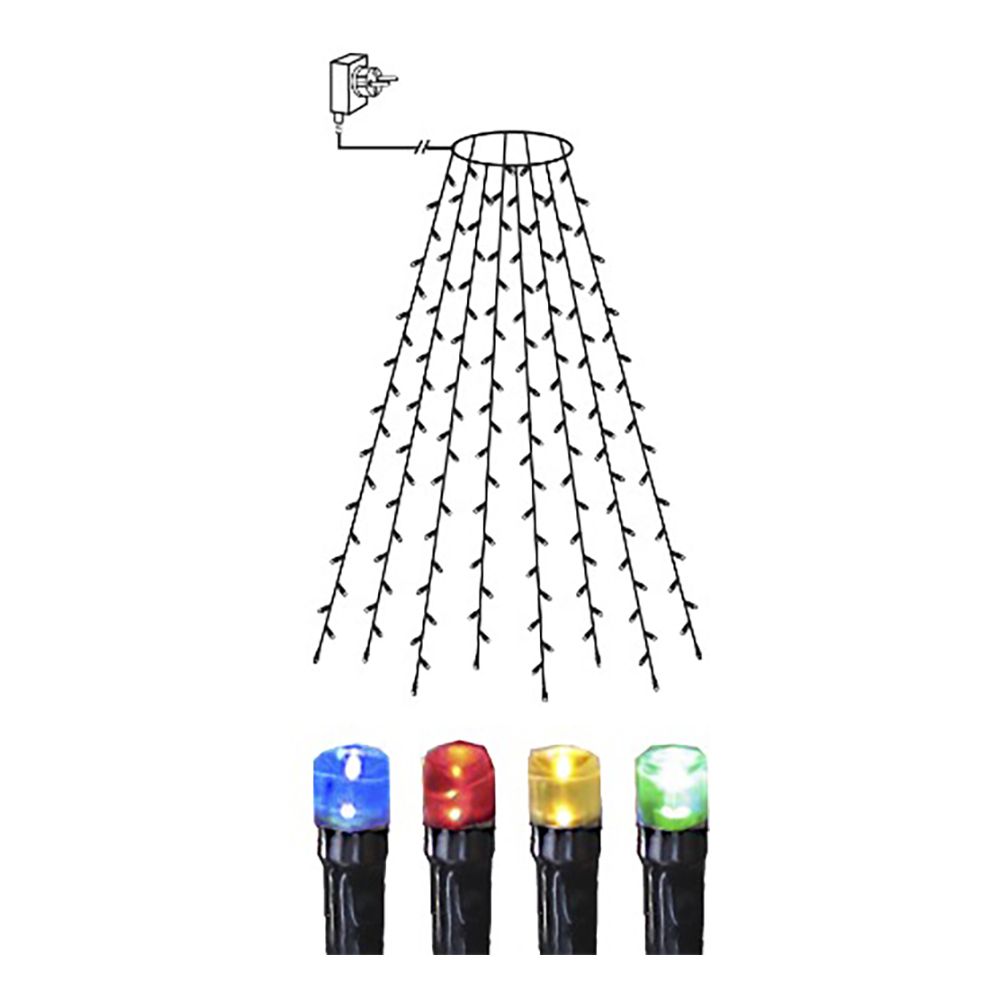 Juletreslynge LED Serie Flerfarget