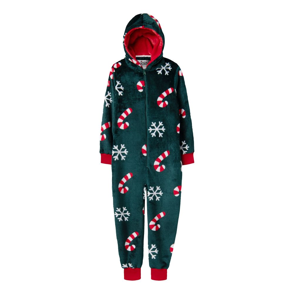 Polkagris Onesie för Barn