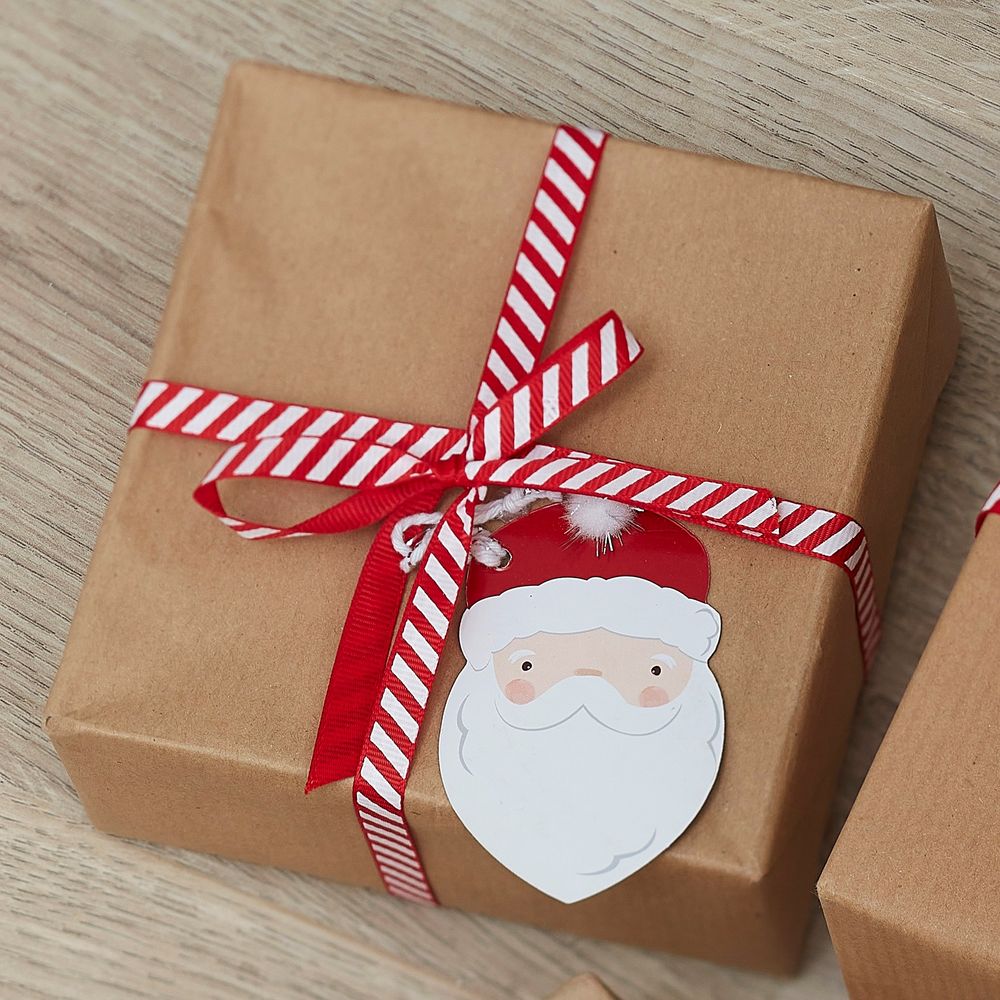 Julklappsetiketter Tomte Kit