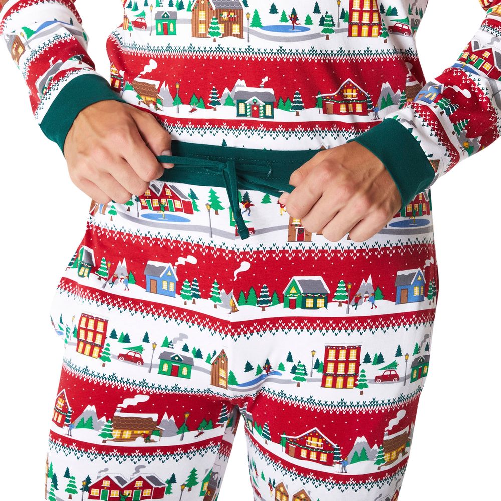 Jullandskap Julpyjamas Dam